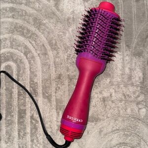 BedHead Two-Tone Pink & Purple Hot Air Styling Brush